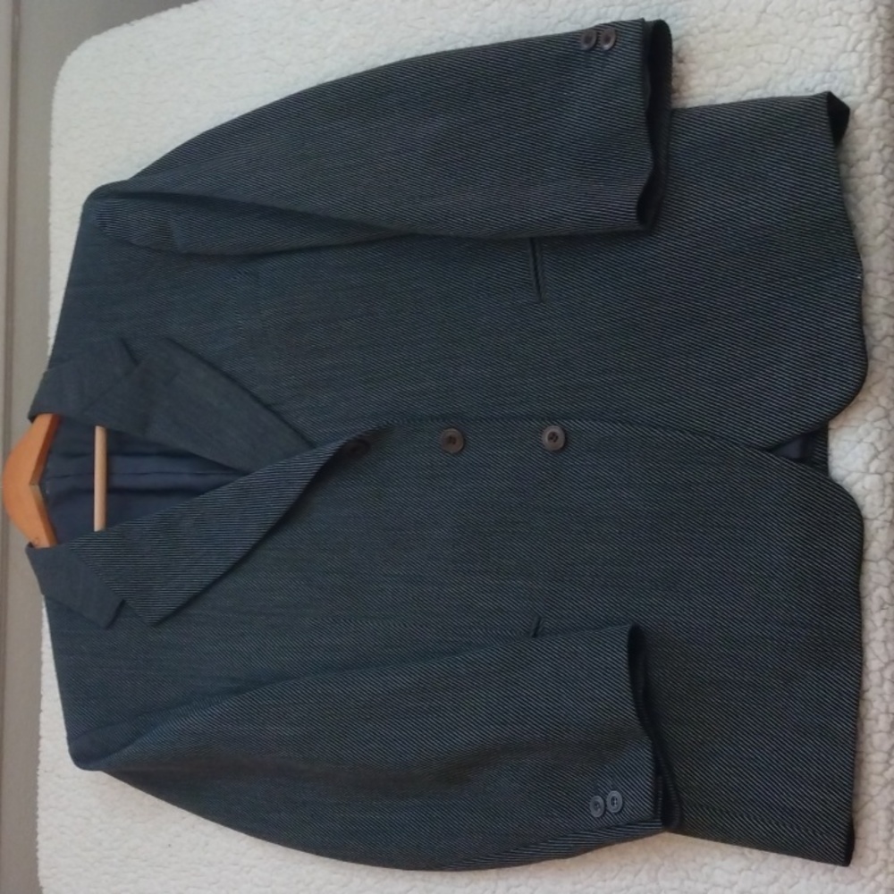 Canali Proposta Gray Wool Twill Sport Jacket EU 54 - US 44R